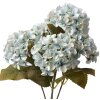Clayre & Eef 6PL0306 Kunstbloemen Hortensia Blauw Groen 42 cm