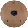 Clayre & Eef 5KL0240 Wandklok Zwart Wit Hout Ø 59x5 cm Landelijke Stijl