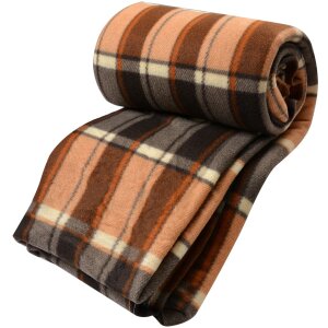 Clayre & Eef KT060.153 Plaid Beige Bruin 180x200 cm...