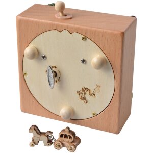 Clayre & Eef 65663 Muziekdoos 11x12x14 cm Kasteel