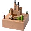 Clayre & Eef 65664 Muziekdoos 11x12x14 cm Kasteel