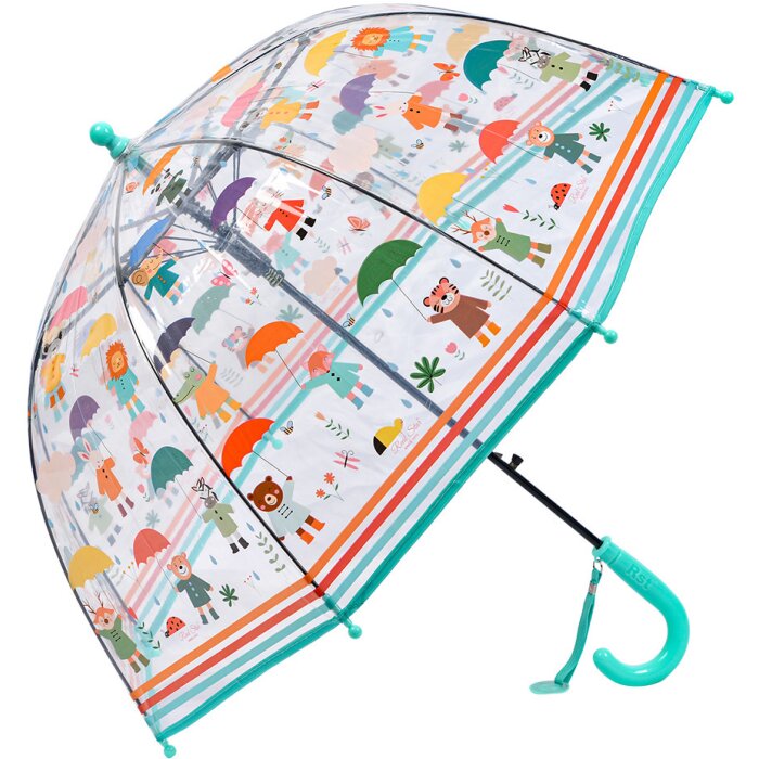Juleeze JZCUM0016GR Paraplu kind Ø 70x65 cm groen