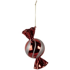 Clayre & Eef 6GL4611 Kerstballen Ø 7x13 cm