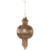 Clayre & Eef 6GL4623 Kerstbal Ø 7x14 cm