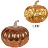 Clayre & Eef 6GL4649 Decoratie pompoen LED Ø 15x13 cm / 3xAAA
