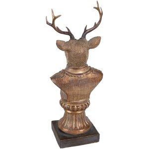 Clayre & Eef 6PR4281 Decoratie Hert 10x8x25 cm