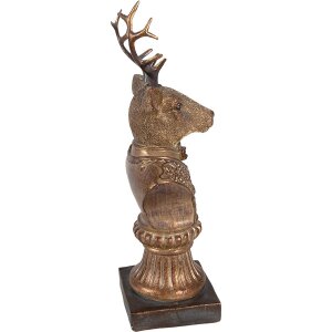 Clayre & Eef 6PR4281 Decoratie Hert 10x8x25 cm