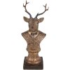 Clayre & Eef 6PR4281 Decoratie Hert 10x8x25 cm