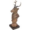 Clayre & Eef 6PR4281 Decoratie Hert 10x8x25 cm