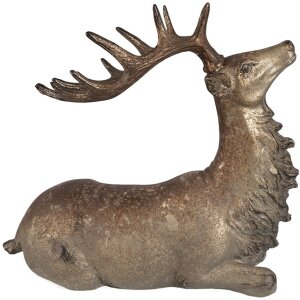 Clayre & Eef 6PR4293 Decoratie Hert 29x15x27 cm