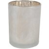 Clayre & Eef 6GL4666 Theelichthouder Set van 3 Witgoud Ø 7/9/10 cm Glas