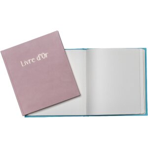 Exacompta gastenboek 388E 140 paginas gouden rand Skandi Nude 21x19 cm