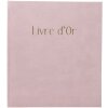 Exacompta gastenboek 388E 140 paginas gouden rand Skandi Nude 21x19 cm