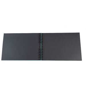 Exacompta spiraal fotoalbum MILANO Groen 32x22 cm 50 zwarte paginas 250g/m²