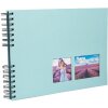 Exacompta spiraal fotoalbum MILANO Groen 32x22 cm 50 zwarte paginas 250g/m²