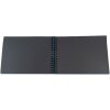 Exacompta spiraal fotoalbum MILANO Blauw 32x22 cm 50 zwarte paginas 250g/m²