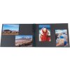 Exacompta spiraal fotoalbum MILANO Blauw 32x22 cm 50 zwarte paginas 250g/m²