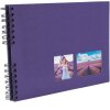 Exacompta spiraal fotoalbum MILANO 32x22 cm 50 zwarte paginas Scrapbooking