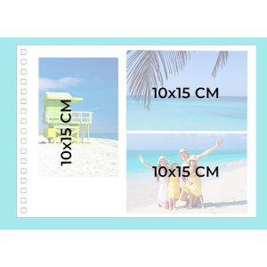 Exacompta spiraal fotoalbum MILANO 32x22 cm 50 paginas zwart voor scrapbooking