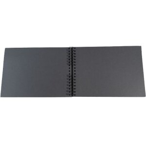 Exacompta spiraal fotoalbum MILANO 32x22 cm 50 paginas zwart voor scrapbooking