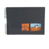 Exacompta spiraal fotoalbum MILANO 32x22 cm 50 paginas zwart voor scrapbooking