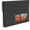 Exacompta spiraal fotoalbum MILANO 32x22 cm 50 paginas zwart voor scrapbooking