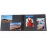 Exacompta spiraal fotoalbum MILANO 32x22cm 50 zwarte paginas voor 150 fotos