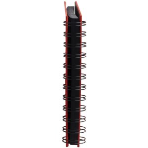 Exacompta fotoalbum Musicart rood 50 zwarte paginas 23x16 cm spiraalband