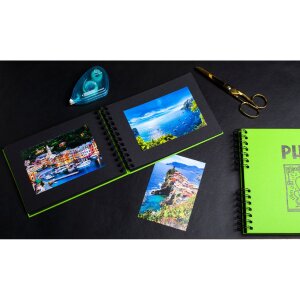 Exacompta fotoalbum Musicart Groen 50 zwarte paginas 23x16 cm