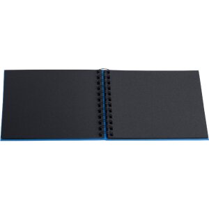 Exacompta fotoalbum spiraalbinding Musicart blauw 50 paginas voor 50 fotos 10x15 cm