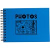 Exacompta fotoalbum spiraalbinding Musicart blauw 50 paginas voor 50 fotos 10x15 cm