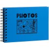Exacompta fotoalbum spiraalbinding Musicart blauw 50 paginas voor 50 fotos 10x15 cm