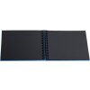 Exacompta fotoalbum spiraalbinding Musicart blauw 50 paginas voor 50 fotos 10x15 cm