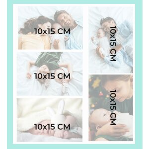 Exacompta fotoalbum MILANO 29x32 cm 60 paginas blauw