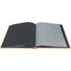 Exacompta fotoalbum MILANO 29x32 cm 60 zwarte paginas oranje