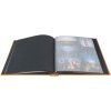 Exacompta fotoalbum MILANO 29x32 cm 60 zwarte paginas oranje