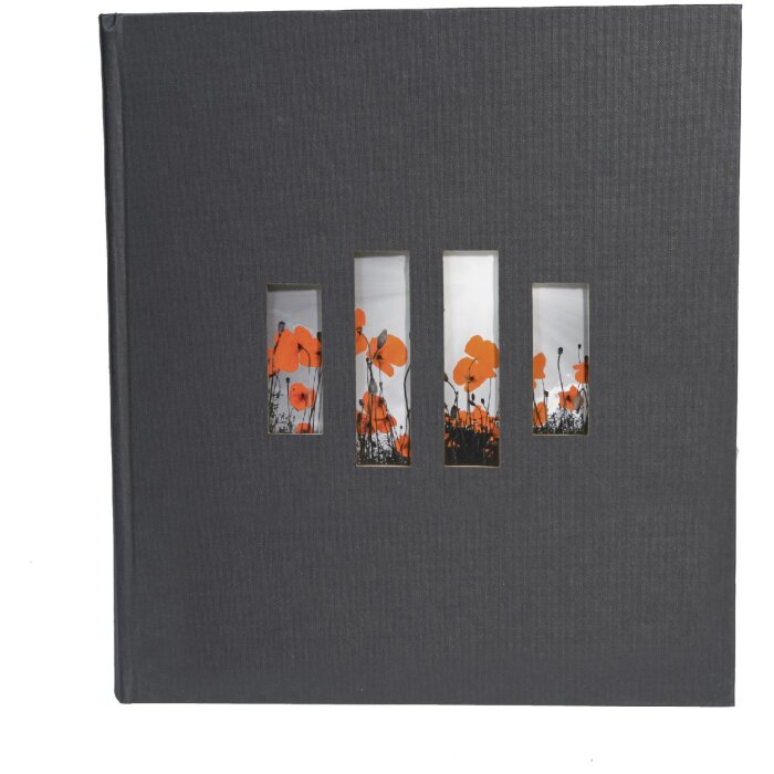 Exacompta fotoalbum MILANO 29x32 cm, 60 zwarte paginas - zwart