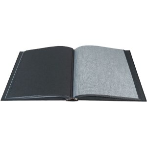 Exacompta fotoalbum MILANO 29x32 cm, 60 zwarte paginas - zwart