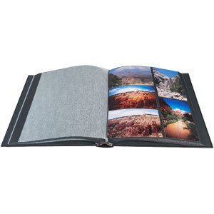 Exacompta fotoalbum MILANO 29x32 cm, 60 zwarte paginas - zwart