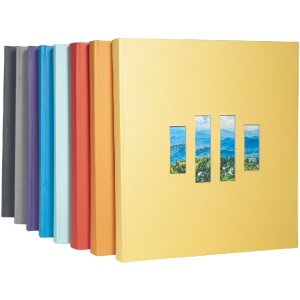 Exacompta fotoalbum MILANO 29x32 cm 60 zwarte paginas rood