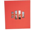Exacompta fotoalbum MILANO 29x32 cm 60 zwarte paginas rood