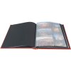 Exacompta fotoalbum MILANO 29x32 cm 60 zwarte paginas rood