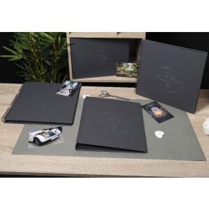 Exacompta 16078E Fotoalbum 60 paginas zwart 29x32 cm