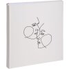 Exacompta fotoalbum 60 paginas 29x32cm ivoor kunstleer reliëf