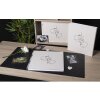 Exacompta fotoalbum 60 paginas 29x32cm ivoor kunstleer reliëf