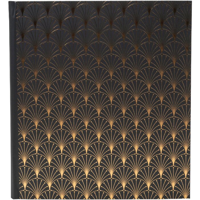 Exacompta 16095E Fotoalbum Néo Déco Zwart 29x32 cm 60 zwarte paginas