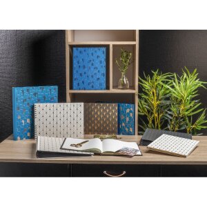 Exacompta 16095E Fotoalbum Néo Déco Zwart 29x32 cm 60 zwarte paginas