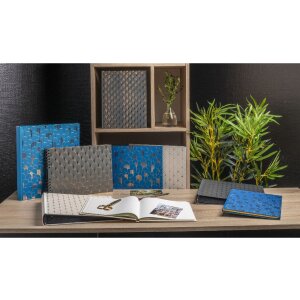 Exacompta 16095E Fotoalbum Néo Déco Zwart 29x32 cm 60 zwarte paginas