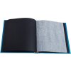 Exacompta 16096E Fotoalbum 60 zwarte paginas Néo Déco Blauw
