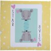Exacompta fotoalbum 25x25cm 30 paginas wit motief fantasie speelkaart geel groen